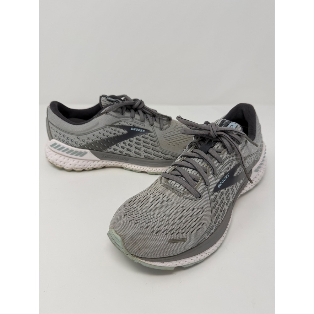 Brooks Adrenaline GTS 21  Shoes Size 9 Grey Colorway Running Gym‎ Active Men's